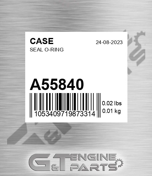 A55840 CASE Seal O-ring