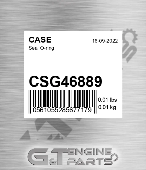 CSG46889 Seal O-ring