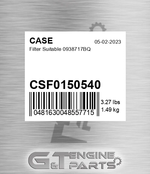 CSF0150540 Filter Suitable 0938717bq