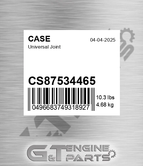 CS87534465 CASE Universal Joint