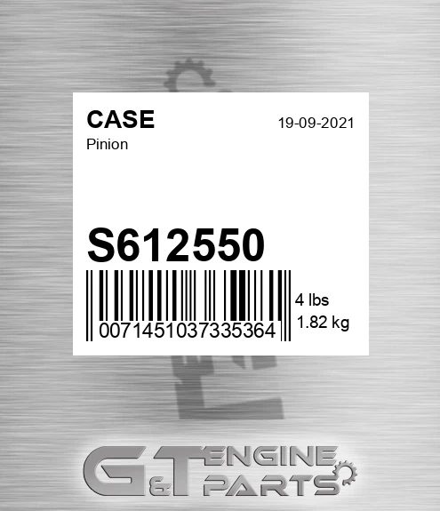 S612550 Pinion