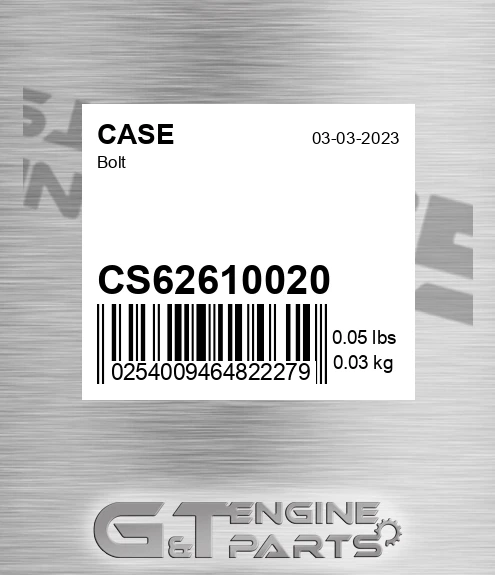 CS62610020 Bolt