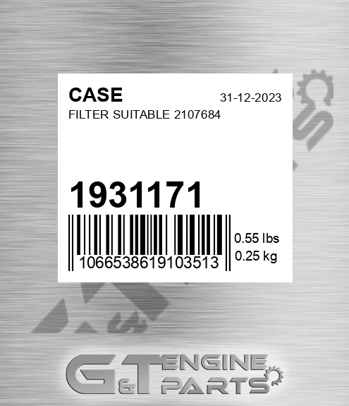 1931171 Filter Suitable 2107684