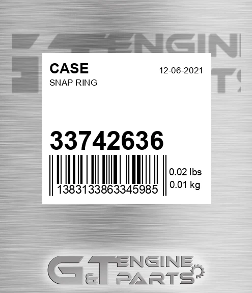 33742636 Snap Ring