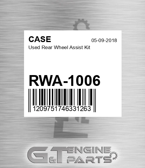 RWA-1006 Used Rear Wheel Assist Kit