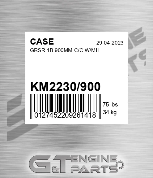 KM2230/900 Grsr 1b 900mm C/c W/mh