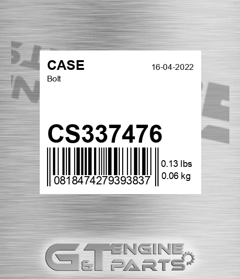 CS337476 CASE Bolt