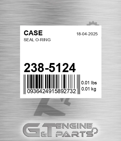 238-5124 Seal O-ring