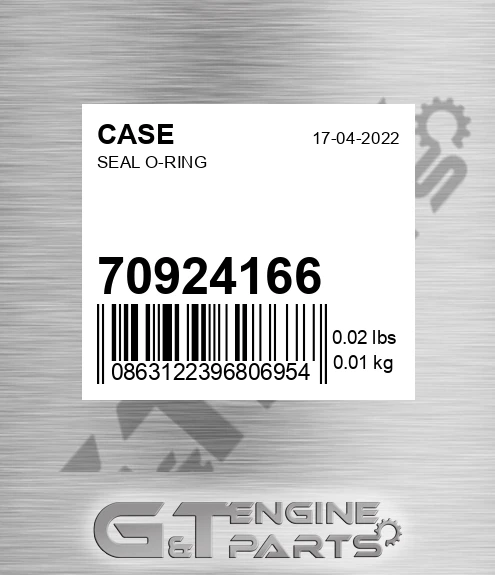 70924166 Seal O-ring