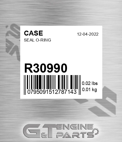 R30990 Seal O-ring