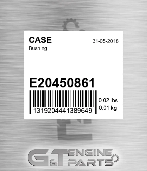 E20450861 CASE Bushing