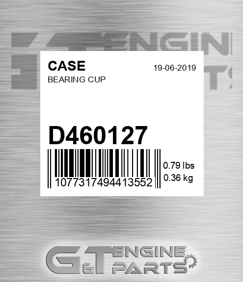 D460127 Bearing Cup