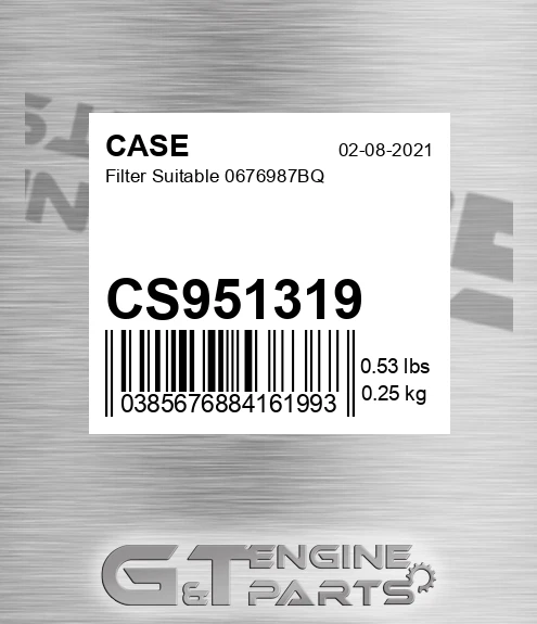 CS951319 Filter Suitable 0676987bq