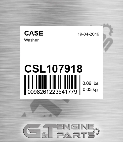 CSL107918 Washer