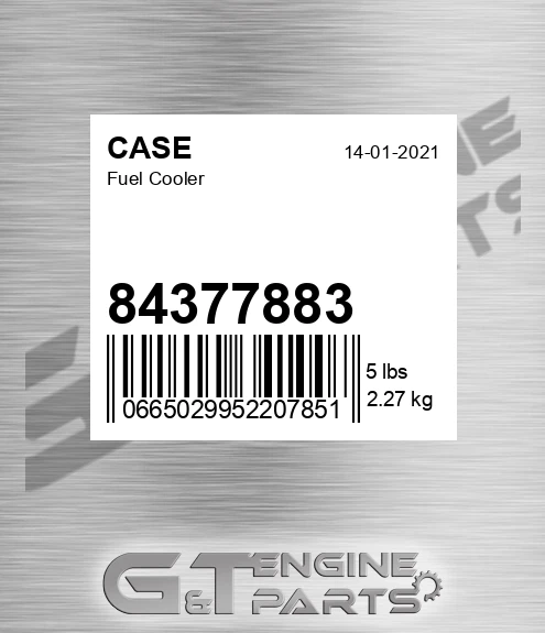 84377883 Fuel Cooler