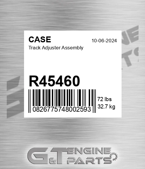 R45460 CASE Track Adjuster Assembly