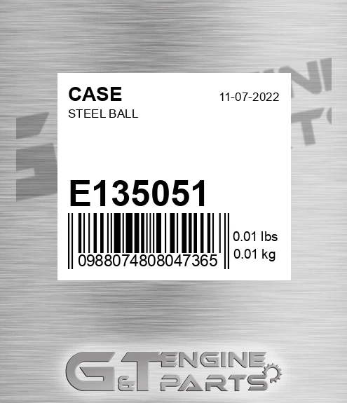 E135051 Steel Ball