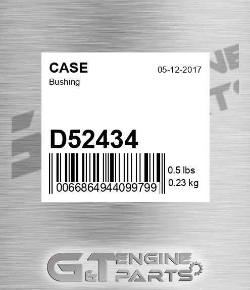 D52434 CASE Bushing