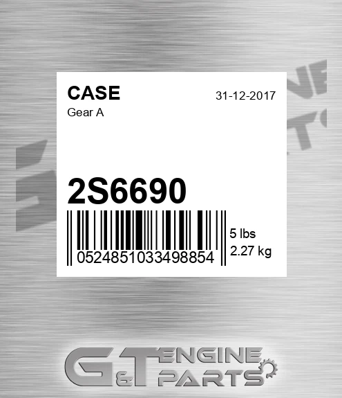 2S6690 CASE Gear A