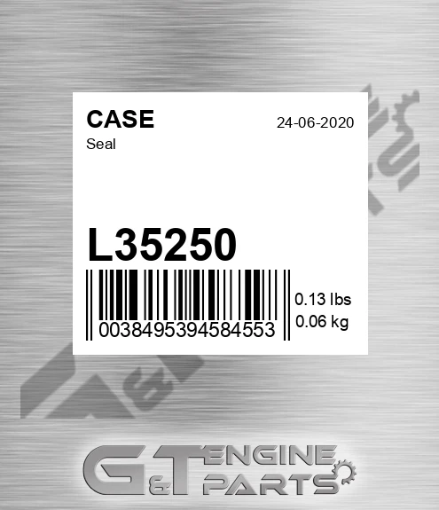L35250 CASE Seal