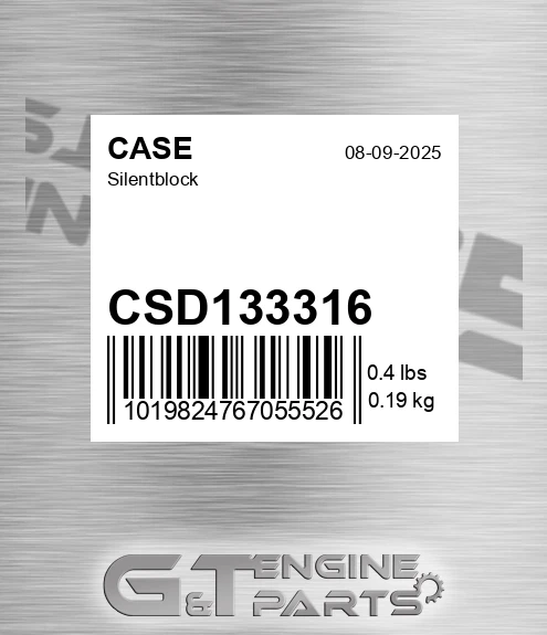 CSD133316 Silentblock for CASE