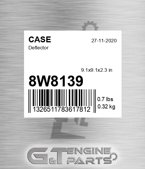 8W8139 CASE Deflector