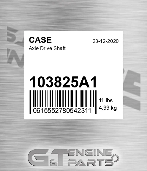 103825A1 Axle Drive Shaft
