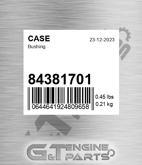 84381701 Bushing