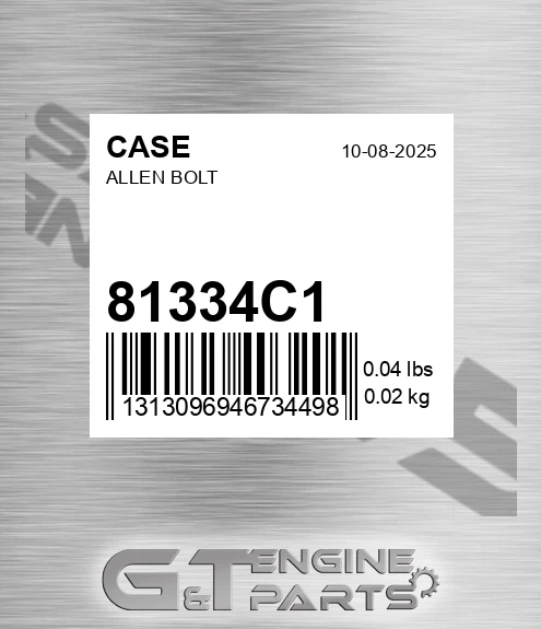 81334C1 Allen Bolt