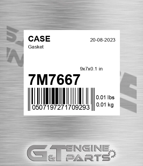 7M7667 Gasket