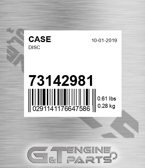 73142981 CASE Disc
