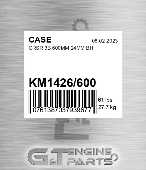 KM1426/600 Grsr 3b 600mm 24mm Bh