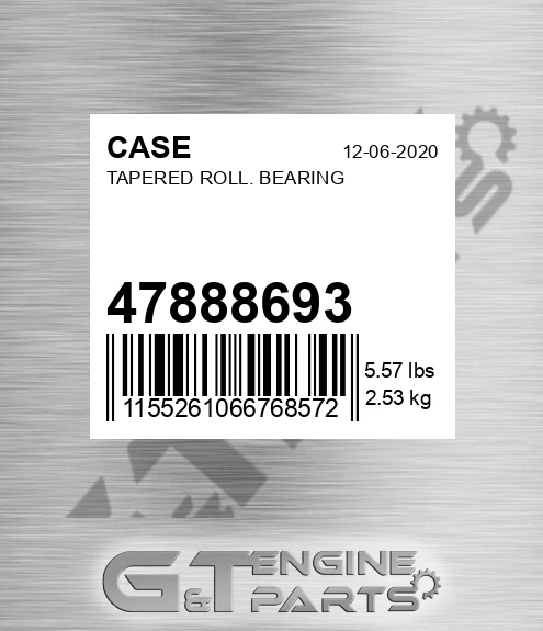 47888693 CASE Tapered Roll. Bearing
