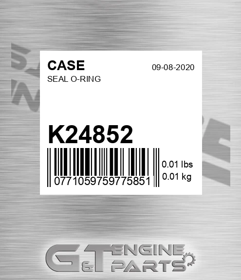 K24852 Seal O-ring