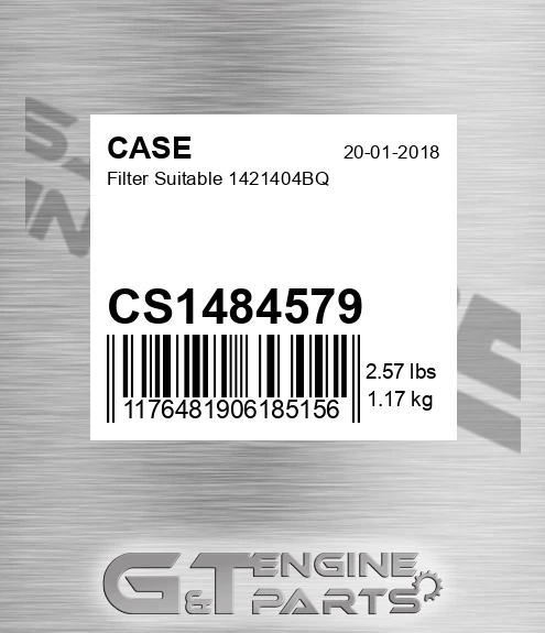 CS1484579 Filter Suitable 1421404bq