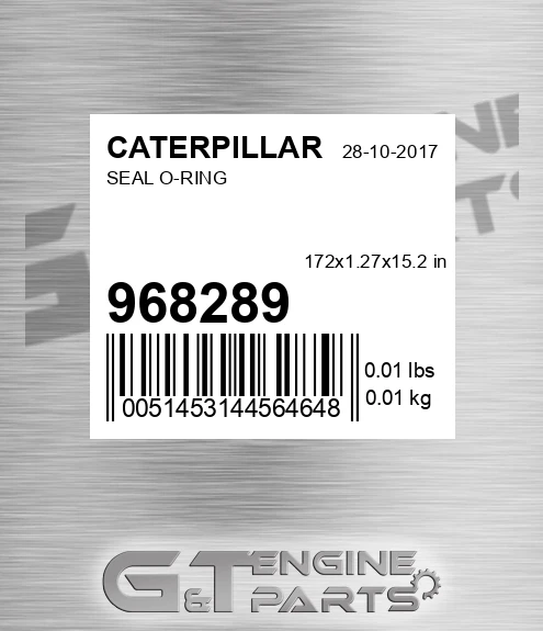 968289 CATERPILLAR Seal O-ring