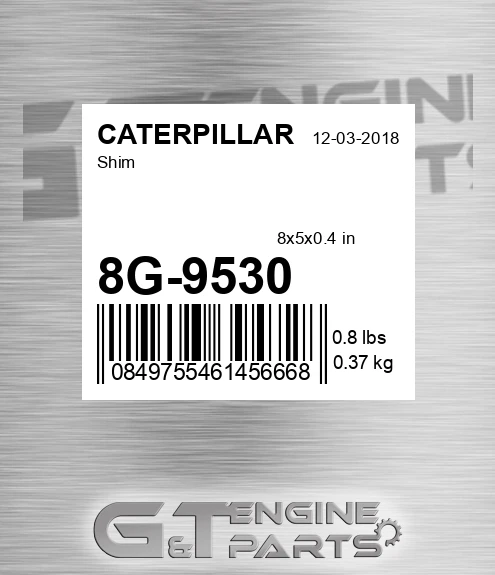 8G-9530 Shim for CATERPILLAR
