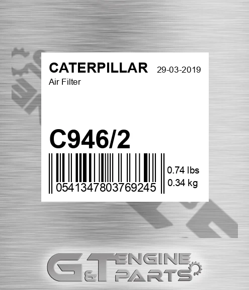C946/2 Air Filter for CATERPILLAR