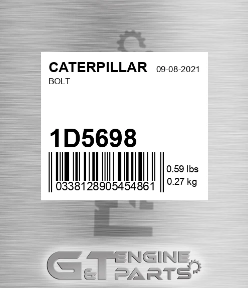 1D-5698 Bolt