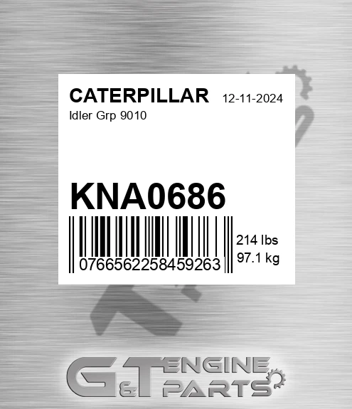 KNA0686 CATERPILLAR Idler Grp 9010