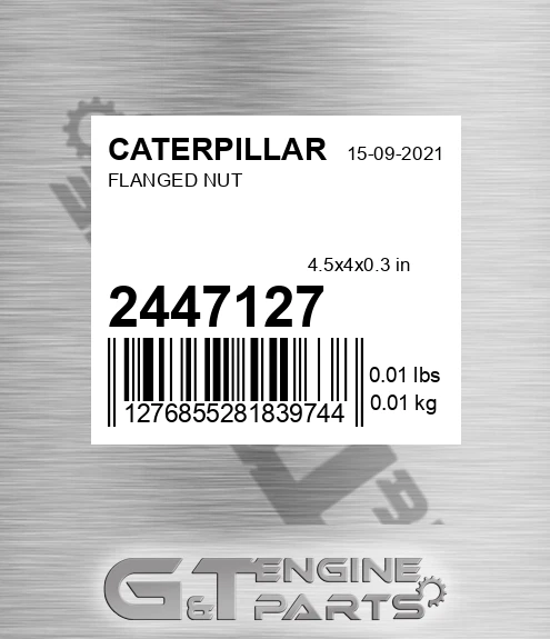 244-7127 Flanged Nut for CATERPILLAR