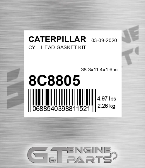 8C-8805 Cyl. Head Gasket Kit