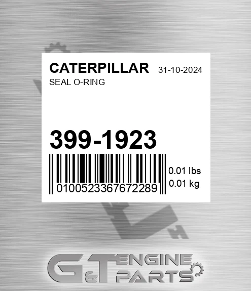 399-1923 Seal O-ring