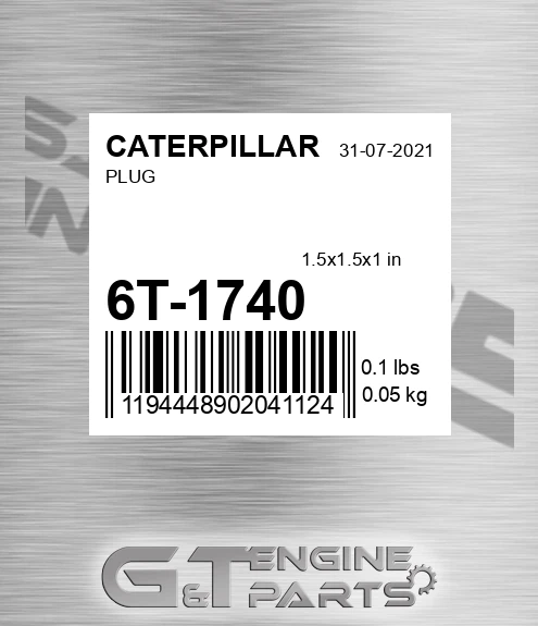 6T-1740 Plug for CATERPILLAR