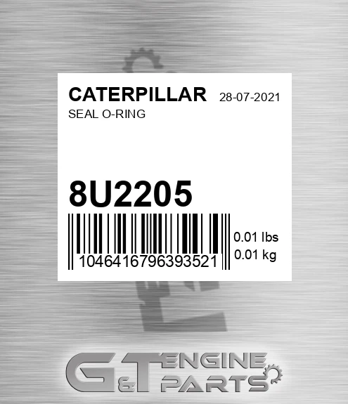 8U-2205 Seal O-ring for CATERPILLAR