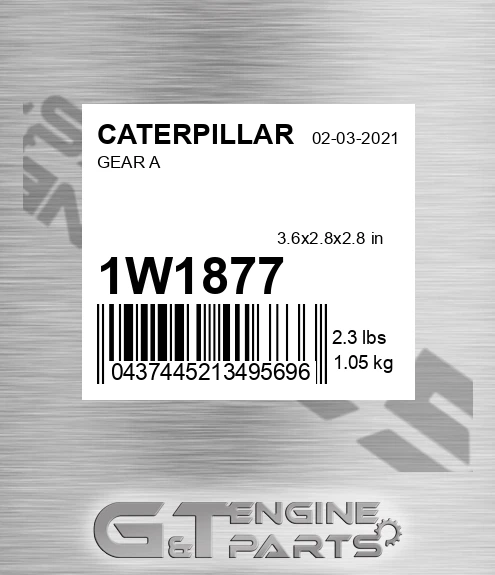 1W1877 Gear A