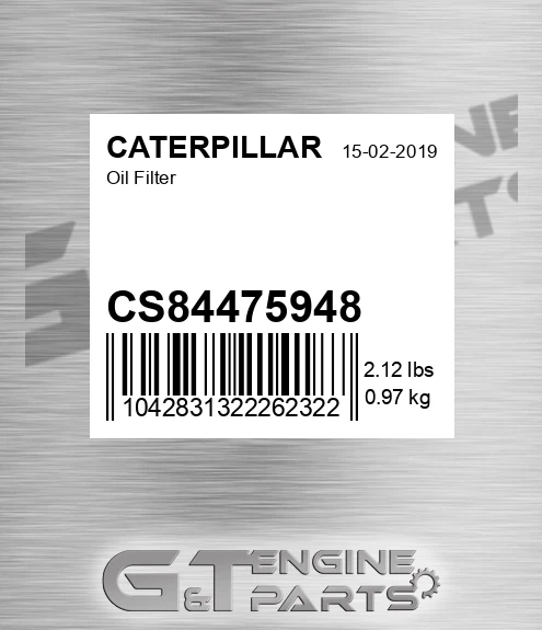CS84475948 Oil Filter