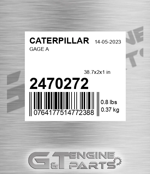 2470272 CATERPILLAR Gage A