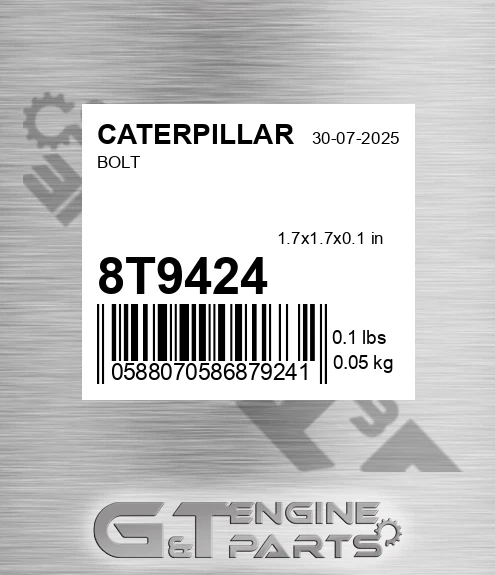 8T-9424 Bolt for CATERPILLAR