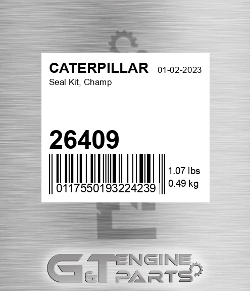 26409 Seal Kit, Champ for CATERPILLAR